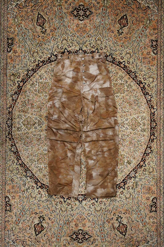 SUGARHILL POUR CAMO CARGO PANTS (SAND BROWN) Comfortable Fleece Pants