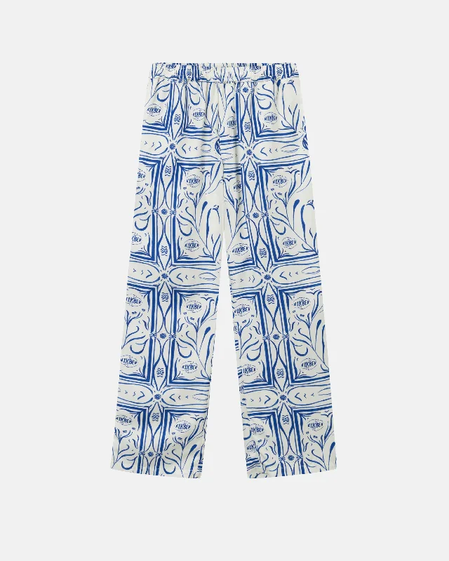 Porcelin pants Stylish Paperbag Waist Pants