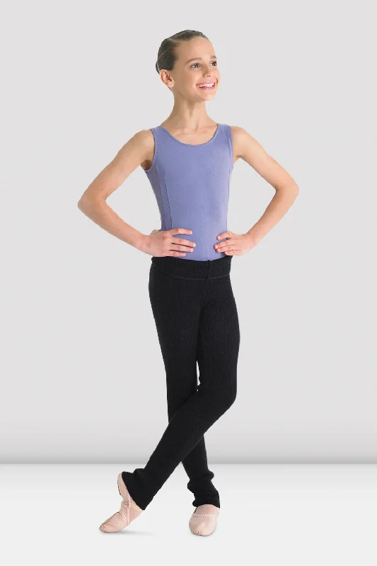 Girls Roll Over Waist Pants Classic Bootcut Trousers