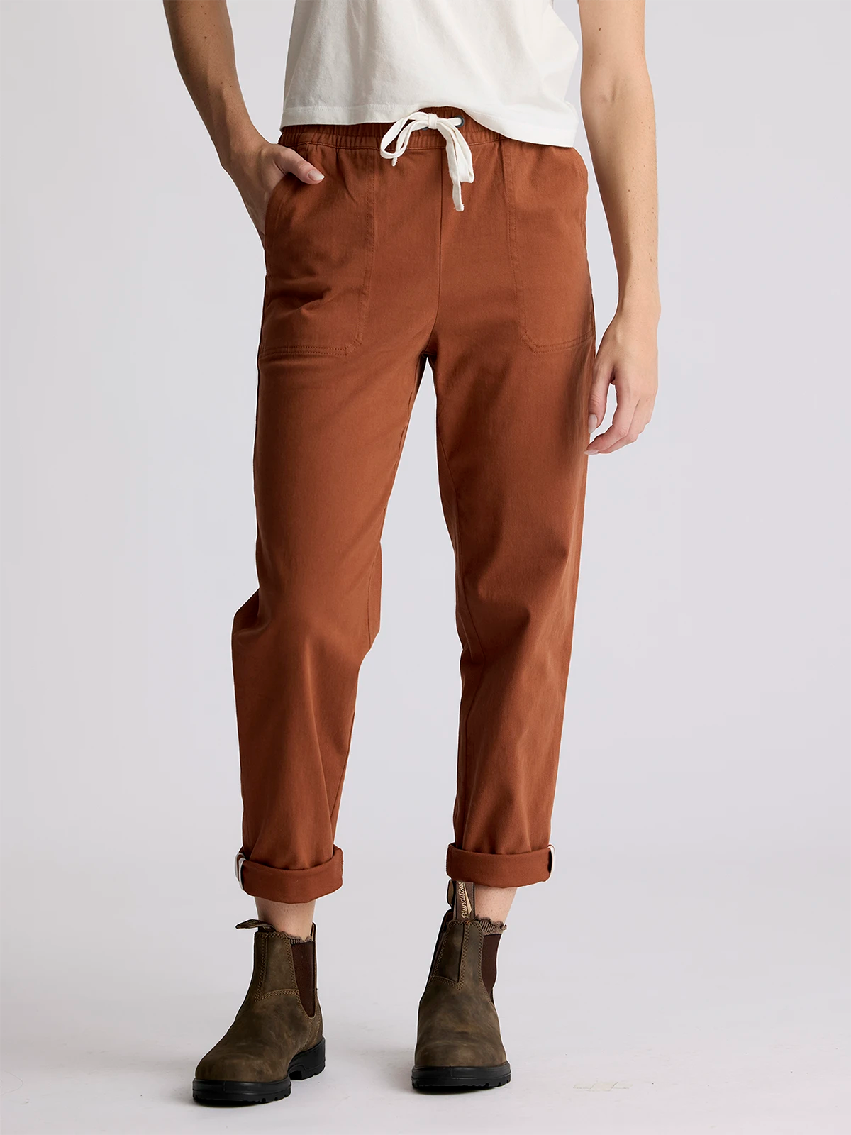 Women's Pacifica Twill Pant - Adobe Stylish Harem Pants