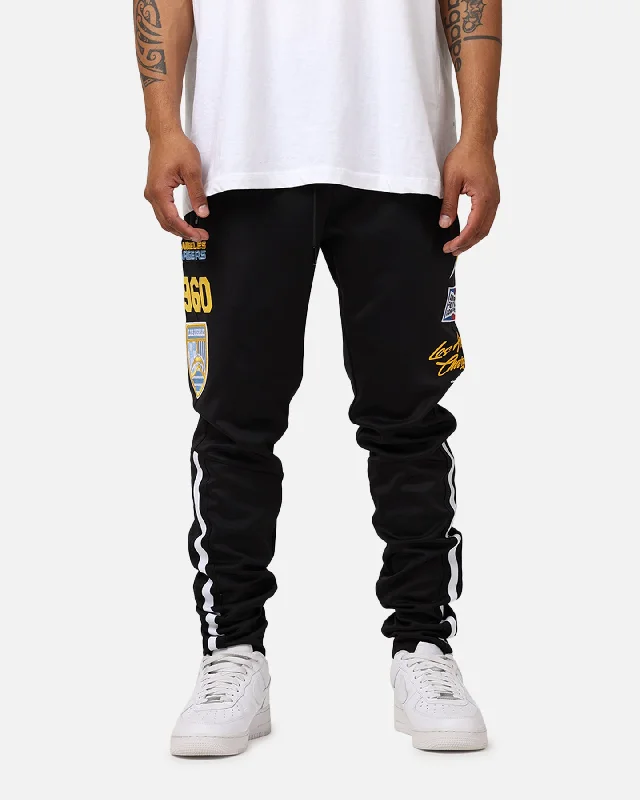 Pro Standard Los Angeles Chargers Fast Lane Track Pants Black Casual Drawstring Pants