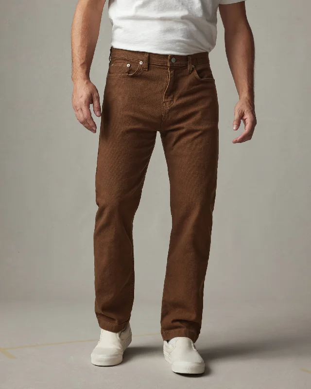 Roughneck Pant Straight - Mahogany Comfy Athletic Pants