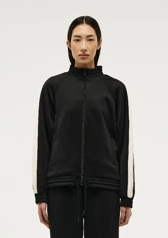 MAN DOWN TRACK PANT IN BLACK Soft Wool Pants
