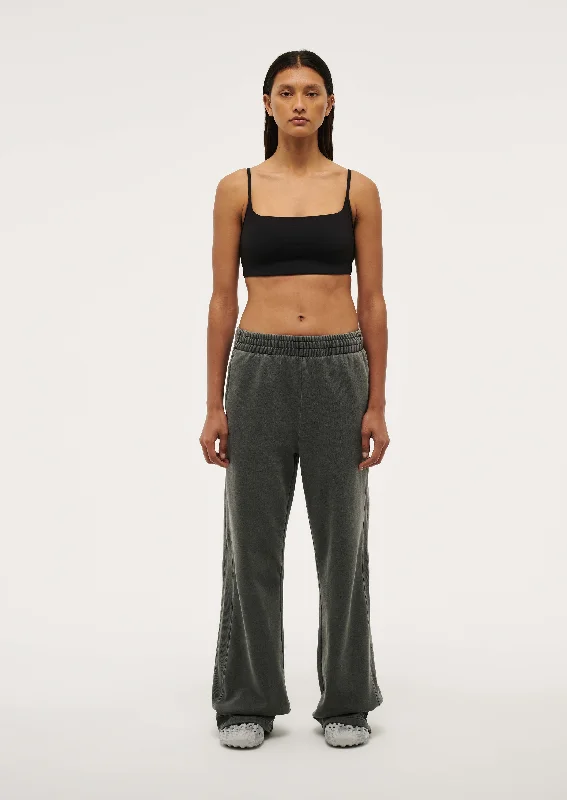 ADVENTURE TRACK PANT IN WASHED GUNMETAL Elegant Trouser Pants