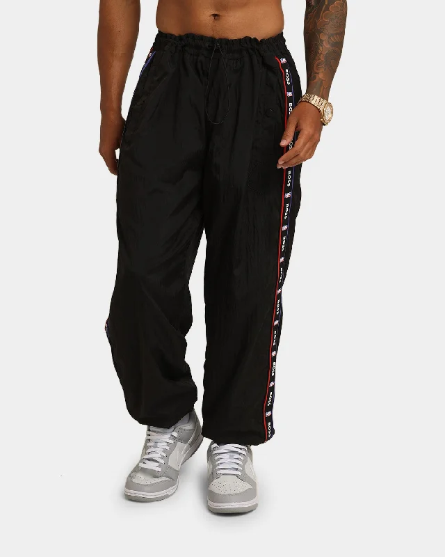 Hugo Boss Hugo Boss X NBA Nylon Track Pants Black Cozy Knit Pants