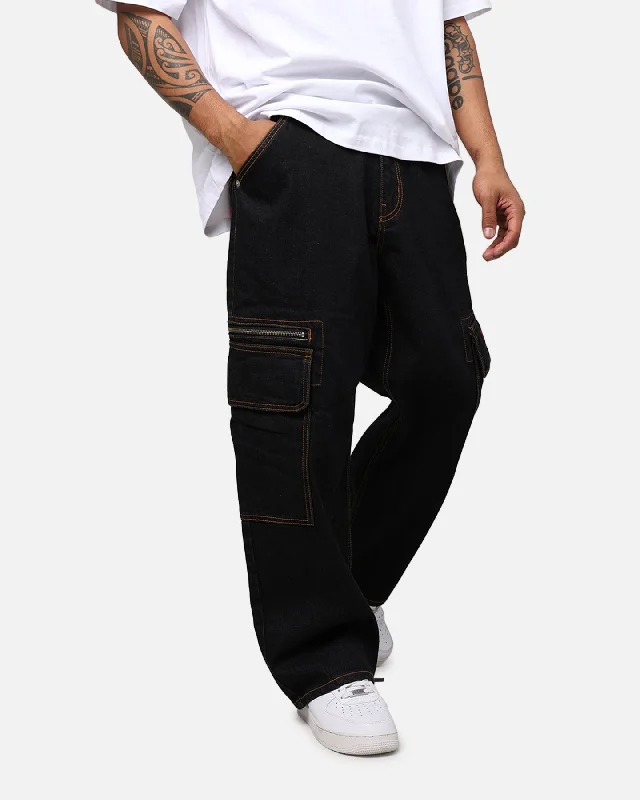 X-Large Inc Denim Cargo Pants Black Formal Dress Pants
