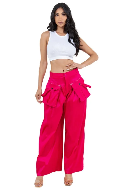 WOMEN FASHION PALAZZON PANTS Slim-Fit Leggings