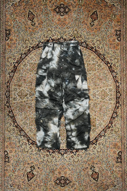 SUGARHILL POUR CAMO CARGO PANTS (OLIVE BLACK) Casual Skinny Fit Pants