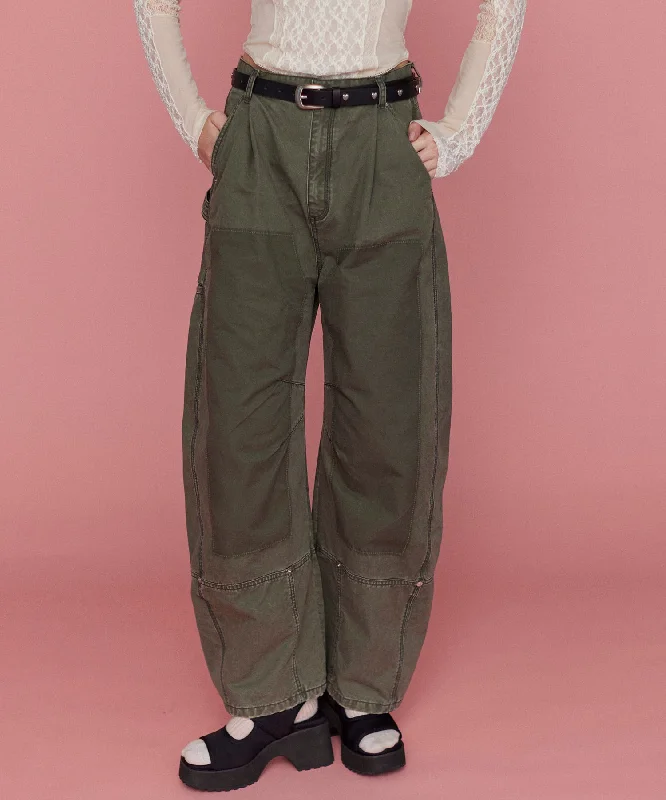 【25SPRING PRE-ORDER】Painter Military Curve Pants Classic Straight-Leg Pants
