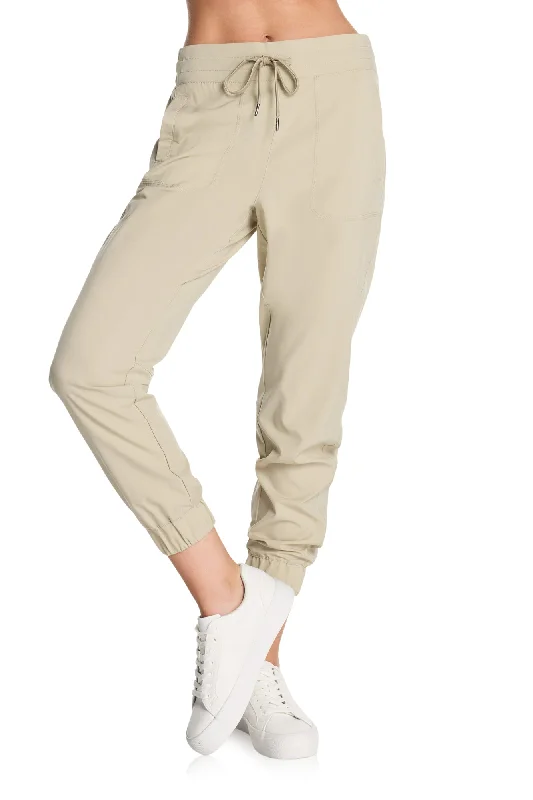 Eve Woven Wide Leg Cargo Pant Elegant Wool Trousers
