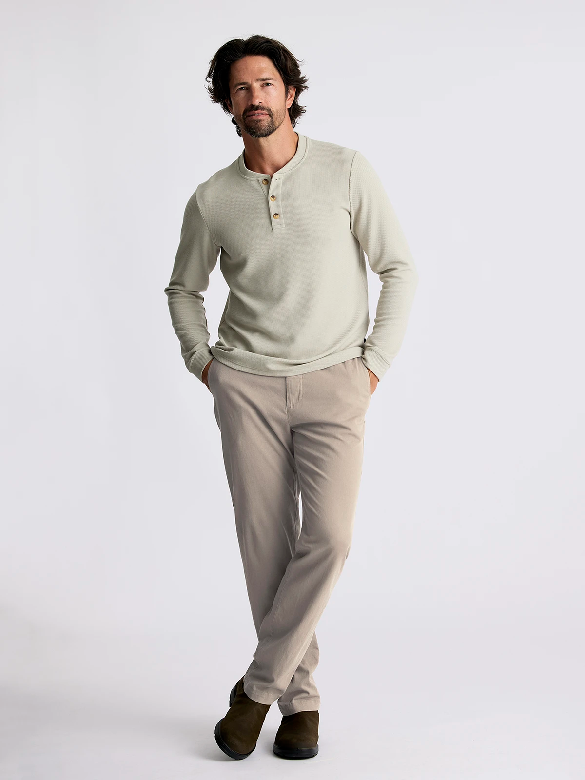 Men's Anchor Chino Pant - Vintage Khaki Wide-Legged Palazzos