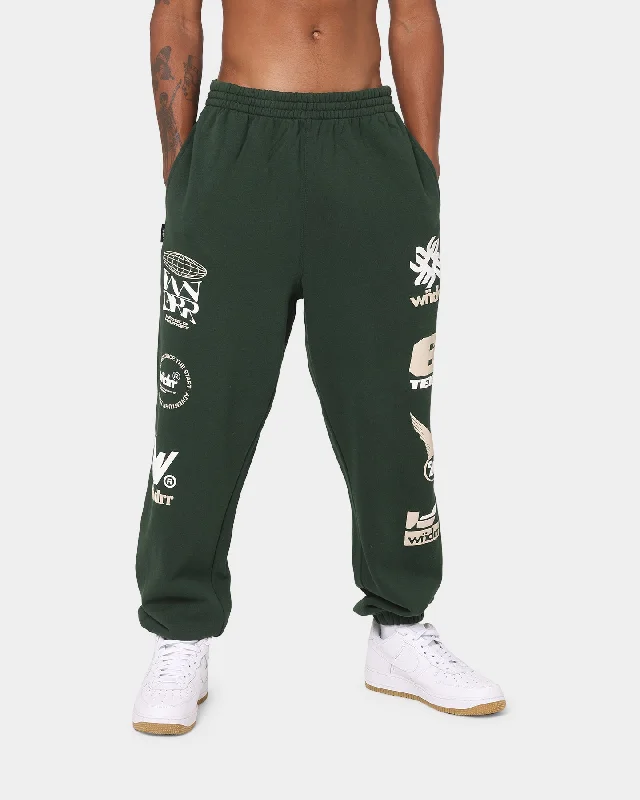 WNDRR Market Track Pants Forest Green Soft Sweatpants Style
