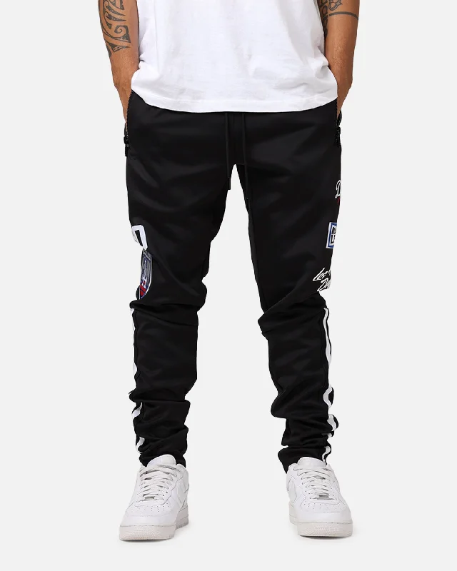 Pro Standard Los Angeles Dodgers Fast Lane Track Pants Black Comfortable Denim Pants