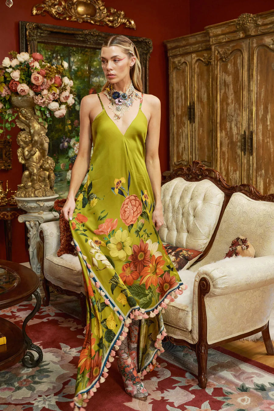 French Rivera Tassel Dress