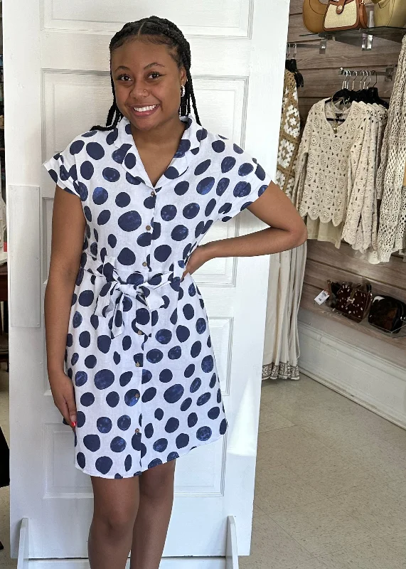 Dot and Dash Dress by Charlie B