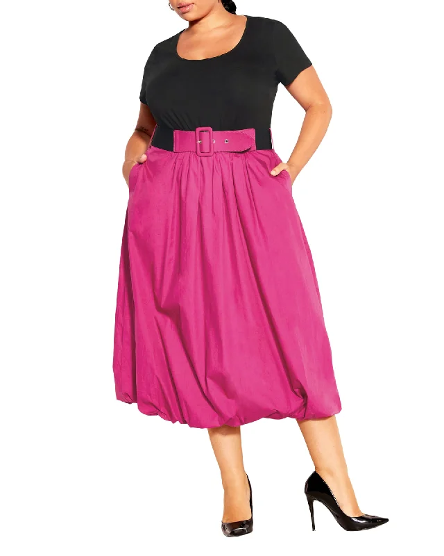 Paris Day Dress | Sangria/Black