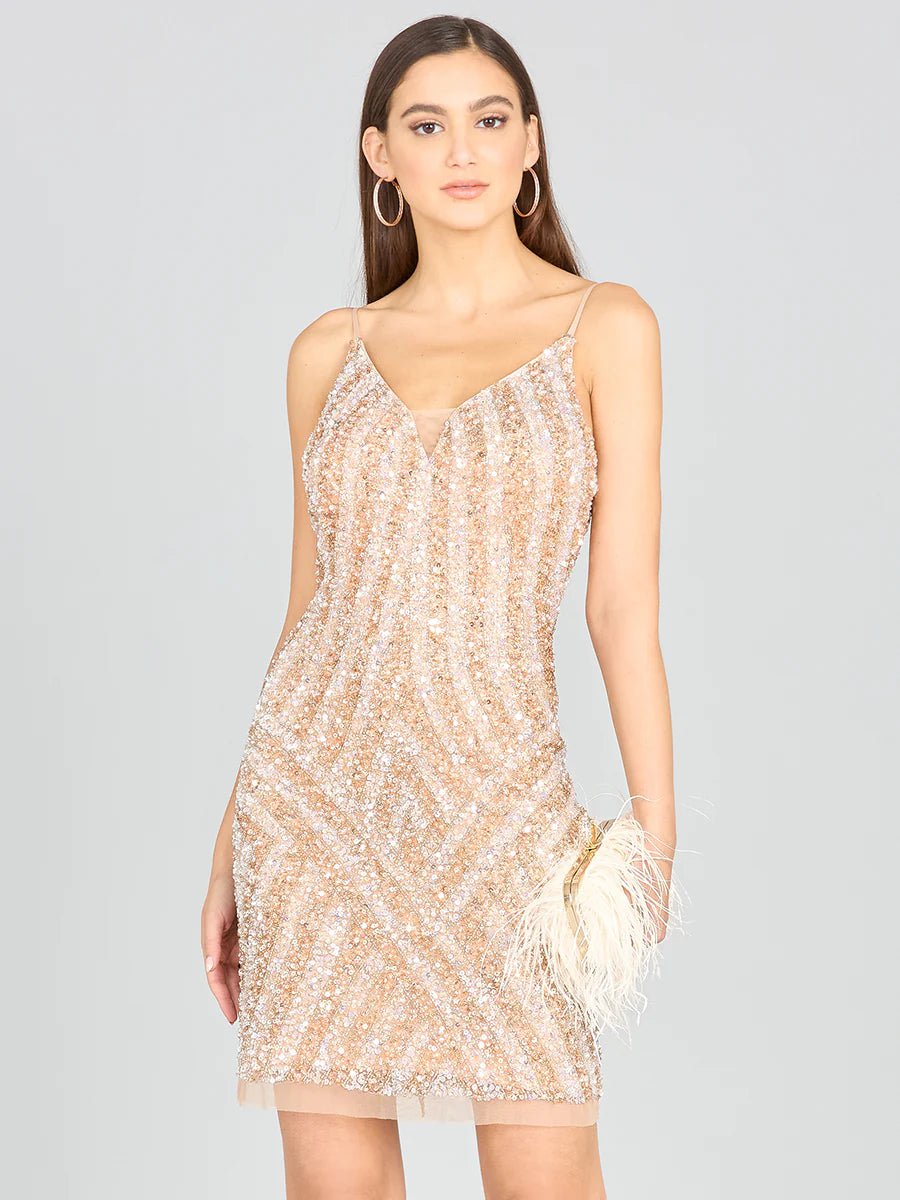 Lara 29217 Spaghetti Strap Cocktail Dress