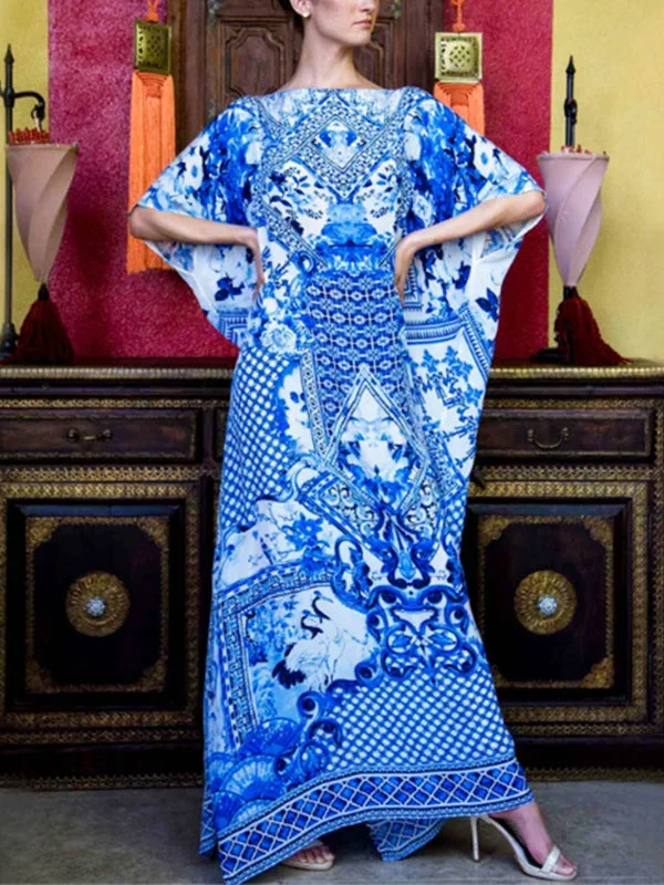 Split Sleeve Elegant Maxi Dress