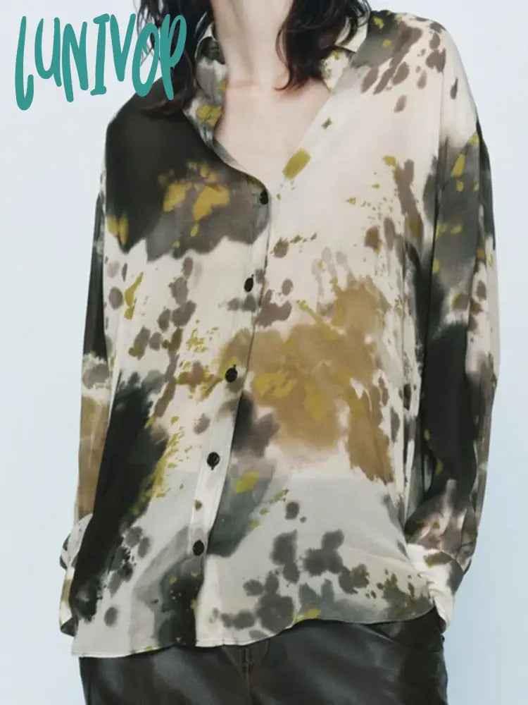 Lunivop Printed Tie Dye Blouse Vintage Fashion Long Sleeve Lapel Collar Button Shirts Women 2024 New Spring Loose Casual Blouses Tops Lightweight Tunic Blouse Lunivop Printed Tie Dye Blouse Vintage Fashion Long Sleeve Lapel Collar Button Shirts Women 2024 New Spring Loose Casual Blouses Tops Lightweight Tunic Blouse