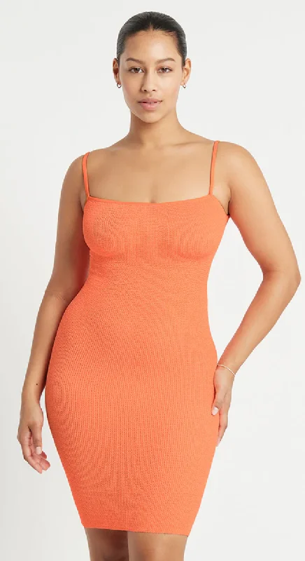 Eco Paloma Dress - Neon Orange