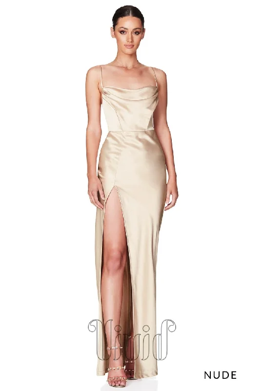 Dream Draped Maxi Dress Comfortable Plunging Neckline Maxi Dress