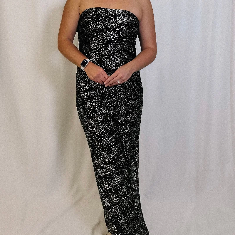 Perfect Evening Maxi Dress Elegant Wraparound Maxi Dress
