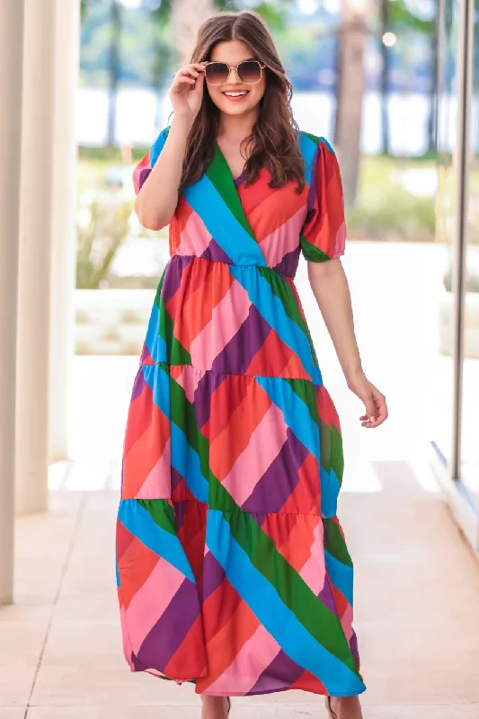 Cancun Crushing Maxi Dress Trendy Printed Maxi Dress