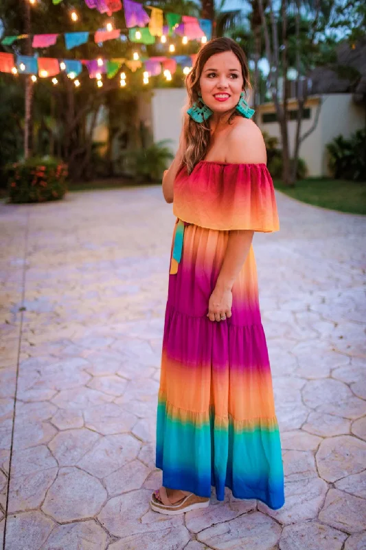 Shake Your Maracas Maxi Dress Fashionable Button-Down Maxi Dress