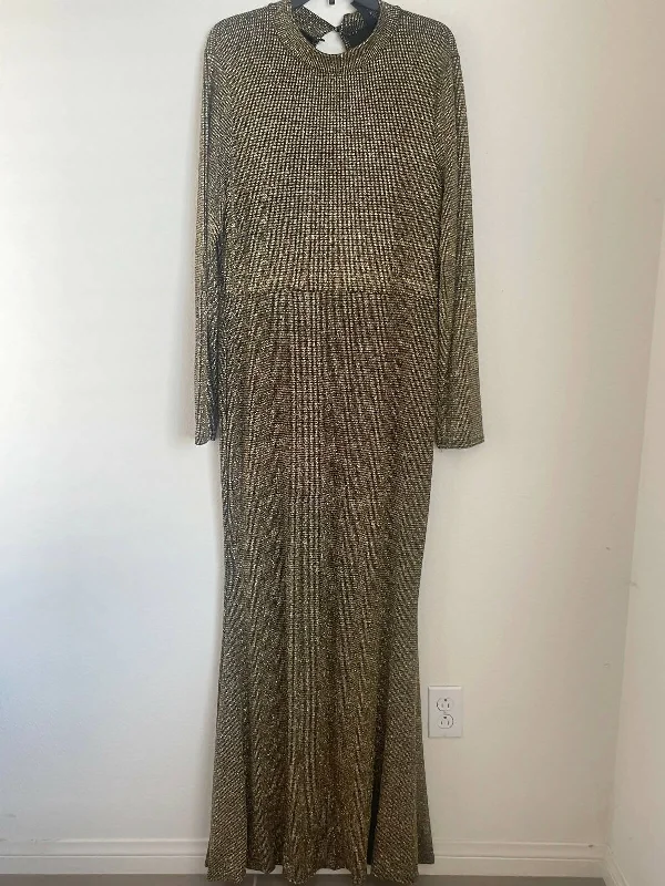 Sparkling glitter gold maxi dress Classic Black Maxi Dress