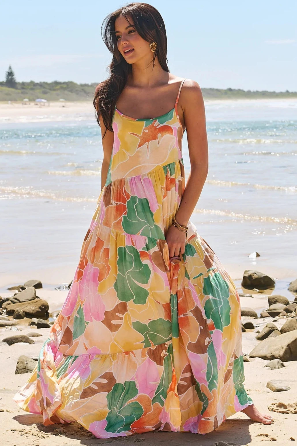 TALLULAH WINONA MAXI DRESS Comfortable Fitted Maxi Dress
