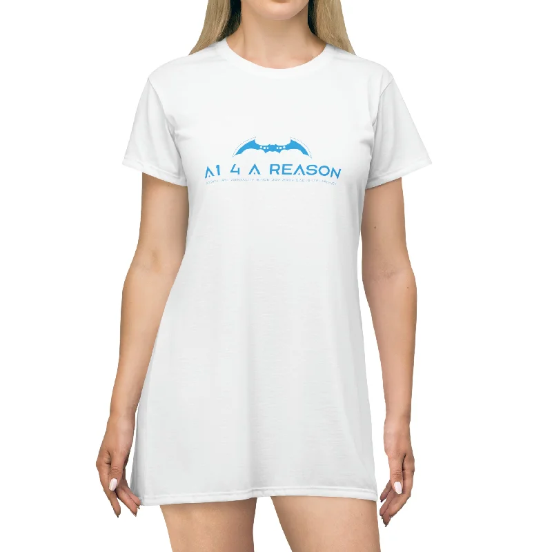 A1 4 A Reason T-Shirt Dress (AOP) Welt Pockets Slit Pockets Flap Pockets
