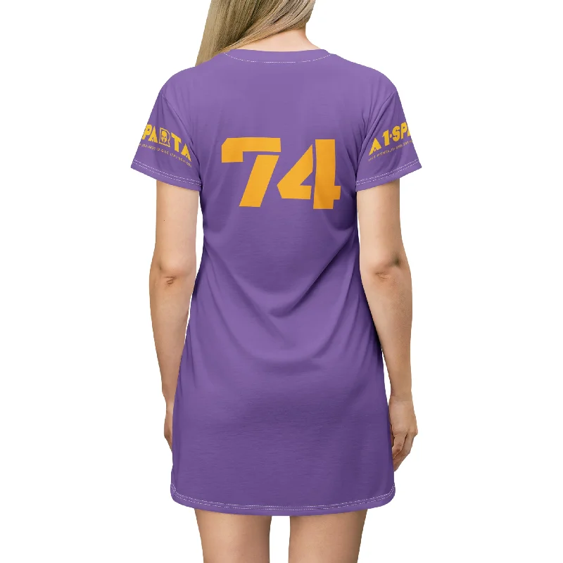 A1-Sparta  T-Shirt Dress (AOP) Anti-Shrink Durable Soft