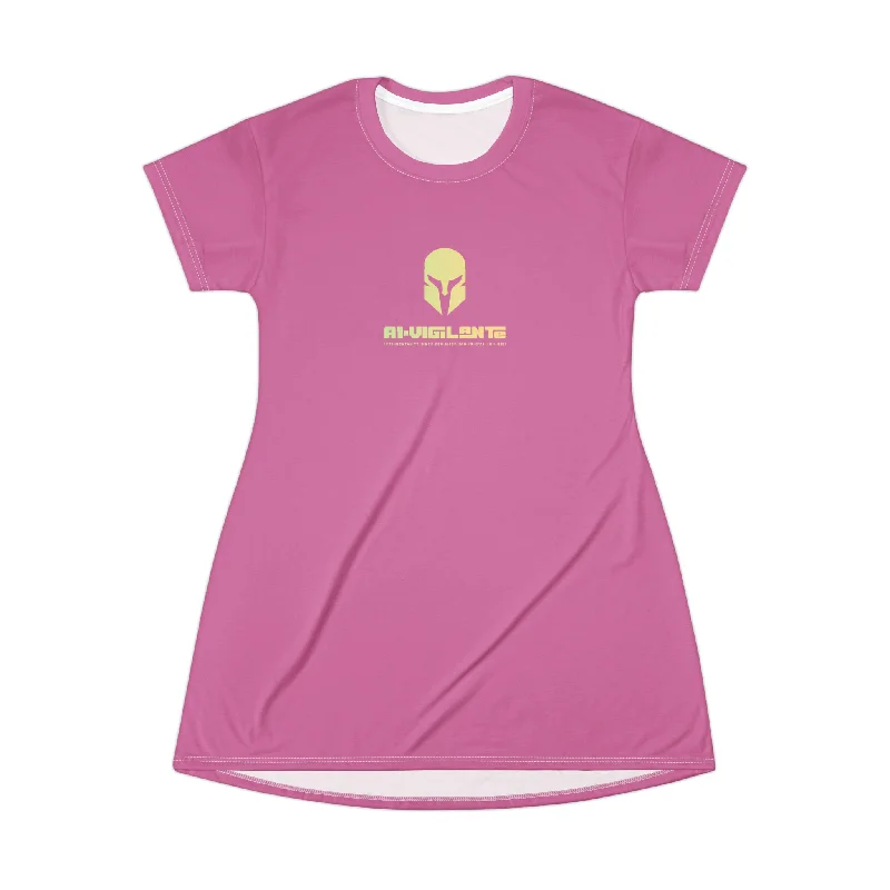 A1-Vigilante Sparta  T-Shirt Dress (AOP) Seamless Knitted Crochet