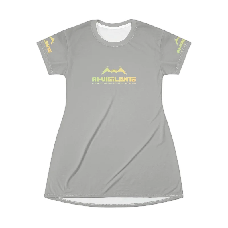A1-Vigilante  T-Shirt Dress (AOP) Casual Formal Business