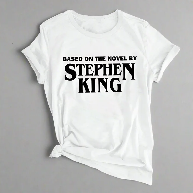 "Based on the Novel by Stephen King" T-Shirt Chenille Blend Fleece Blend Nylon Blend