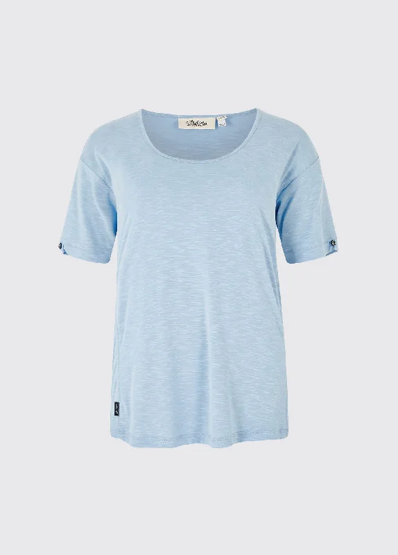 Cloyne T-Shirt - Light Sky Terry Blend Velvet Blend Canvas Blend