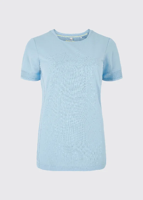 Trim Active T-Shirt - Light Sky Wool Fabric Cashmere Fabric Tweed Fabric