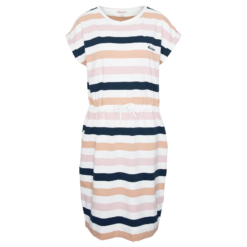 Barbour Marloes Stripe T-Shirt Dress Polka Dot Checkered Tartan
