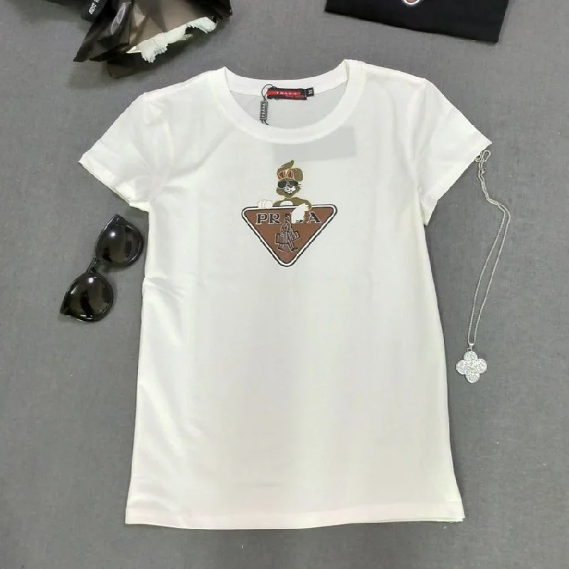 Premium Initial T-shirt For Women Boxy Fit Fitted Loose