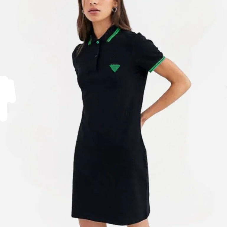 Premium  Long T-shirt Dress For Women Plaid T-Shirt Polka Dot Checkered