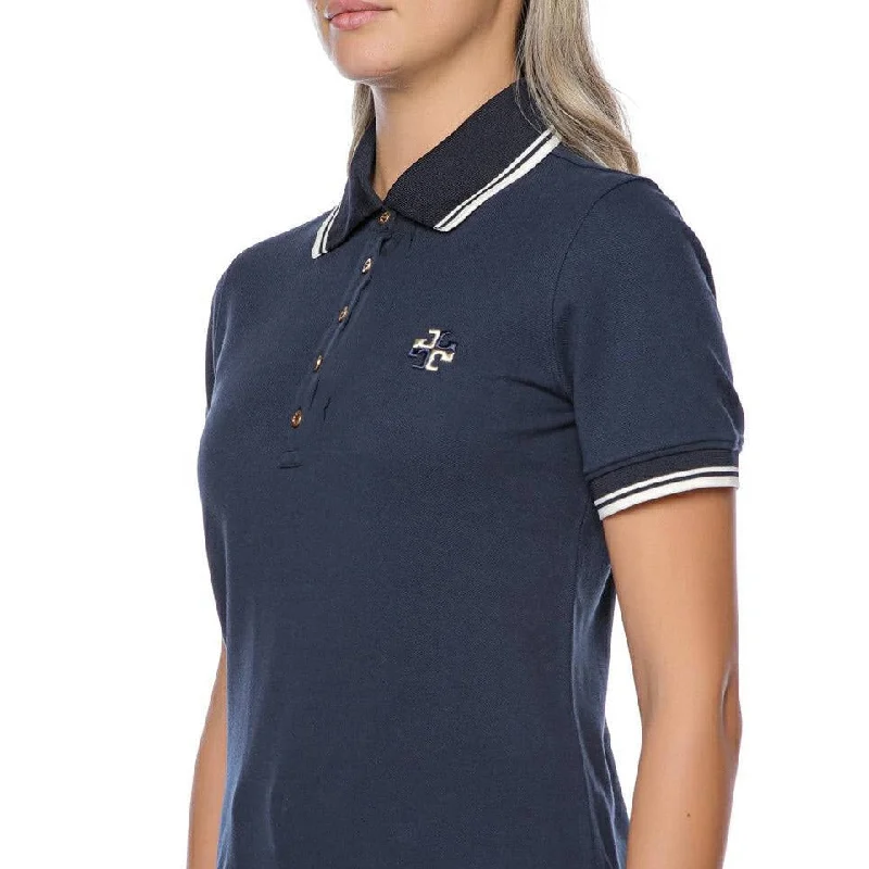 Premium Polo T-shirt For Women Notch Collar Peter Pan Collar Cowl Neck