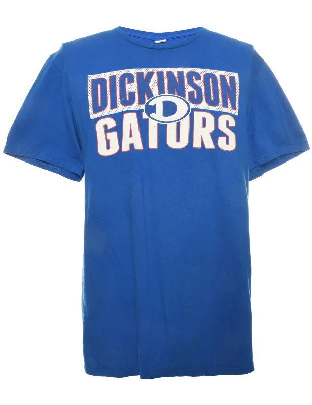 Football Dickinson Gators Sports T-shirt - M Hooded Caped Shawl Collar