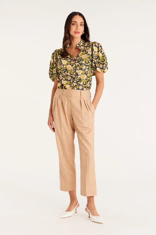 Clementine Blouse - Vintage Floral Floral Chiffon Blouse