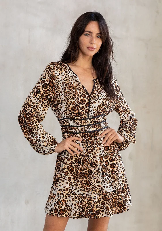Colette Mini Dress Modern Satin Mini Dress