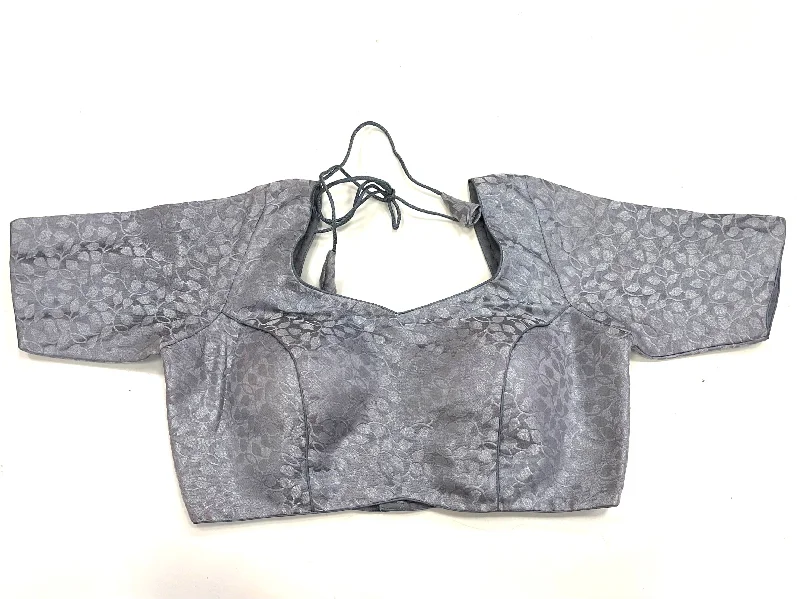 Custom Made Brocade Silk Blouse Casual Relaxed Blouse