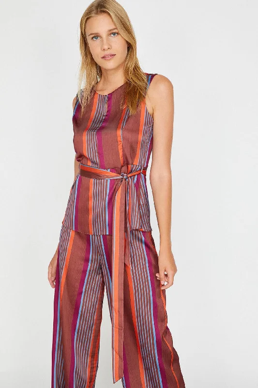 Women Coffee Blouse Flowy Bohemian Blouse