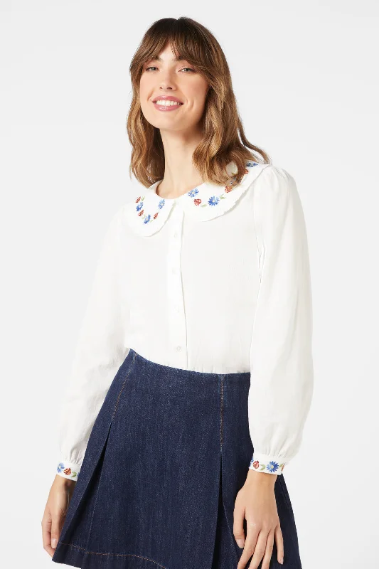Little Ladybird Blouse Office Formal Blouse
