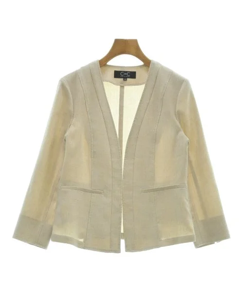 COUP DE CHANCE Collarless jackets Hoodie Zip-Up Jacket Button-Up Jacket