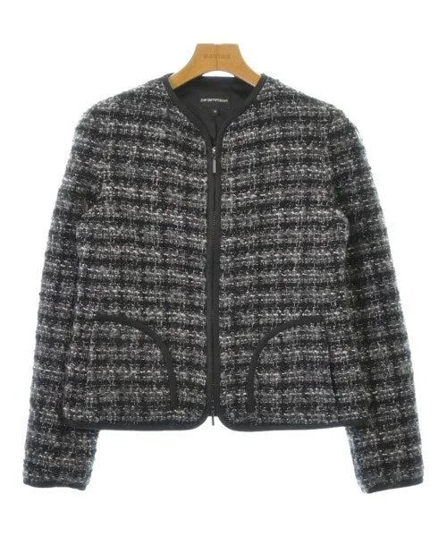 EMPORIO ARMANI Collarless jackets Mesh Jacket Canvas Jacket Denim Jacket