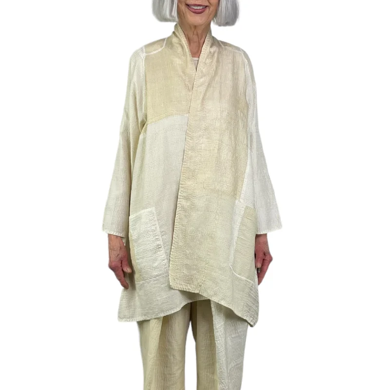 JAIPUR 2-LAYER A-LINE JACKET Toggled Jacket Drawstring Jacket Belted Jacket